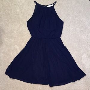 LUSH Navy Blue Formal Dress